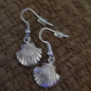 Silver Shell Earrings